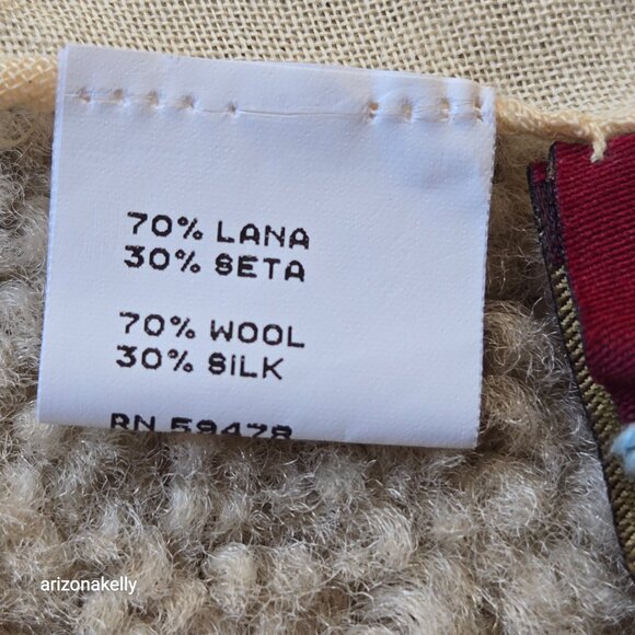 NWT Altea Wool Silk Lightweight Scarf - Picture 6 of 13